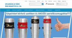 Desktop Screenshot of kozpontiporszivos.hu